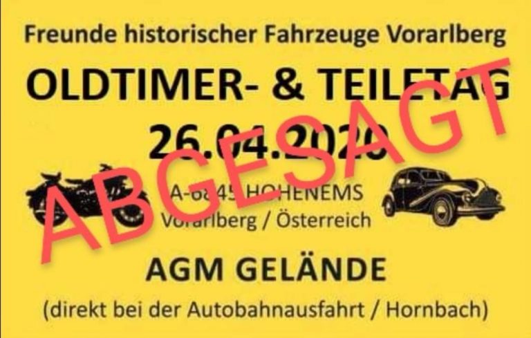 2020 – Oldtimer & Teile – Markt – Hohenems – A – MOST – Motorrad